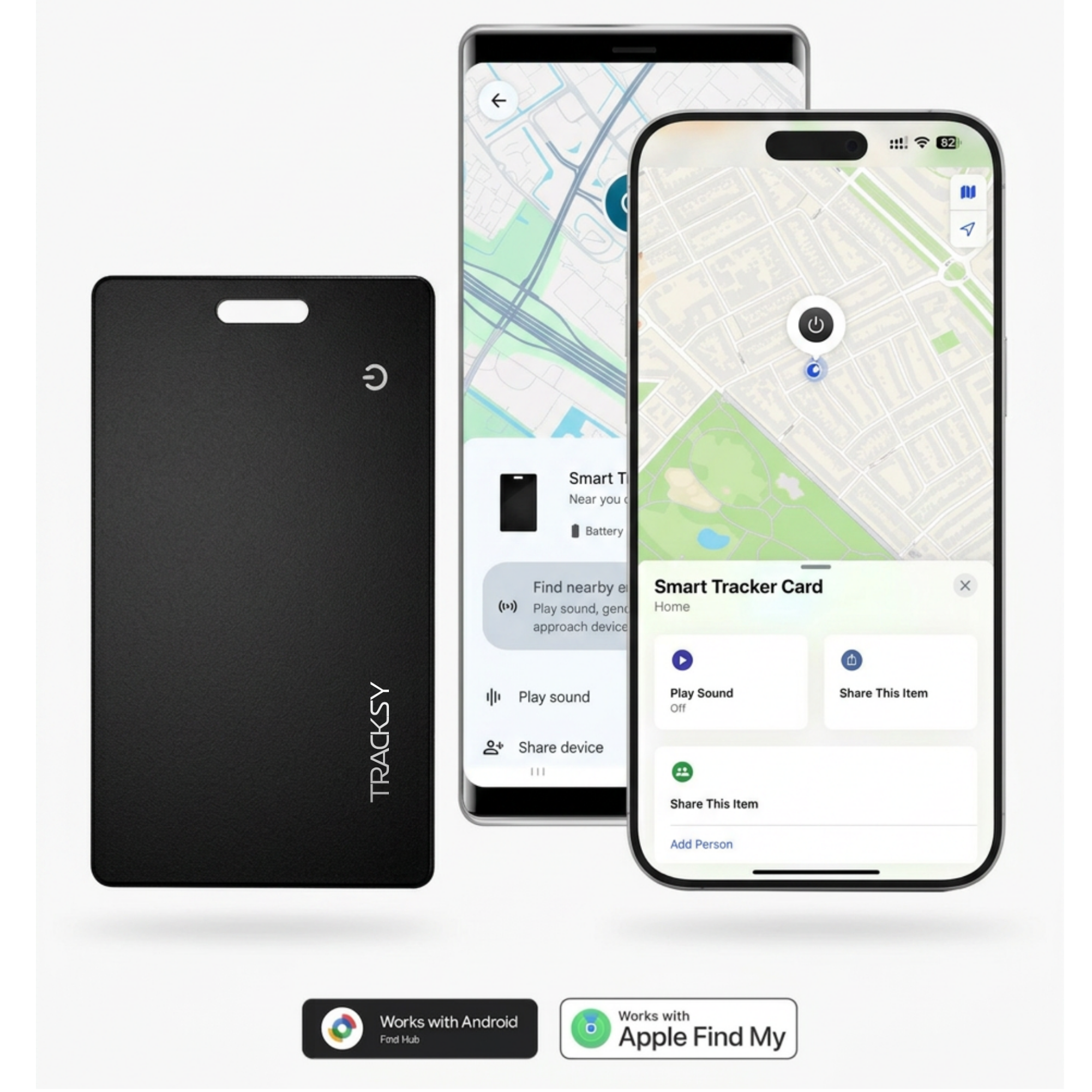 Wallet Tracking Card – Tracksy