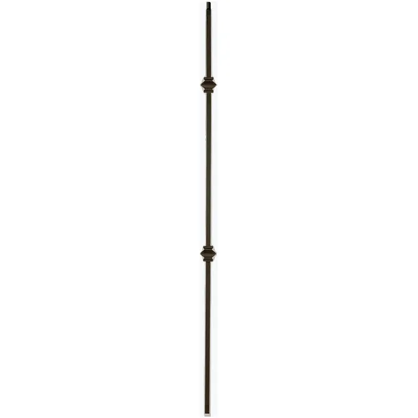 2KNUC44 | 2557 | Double Knuckle Iron Baluster | 1/2"