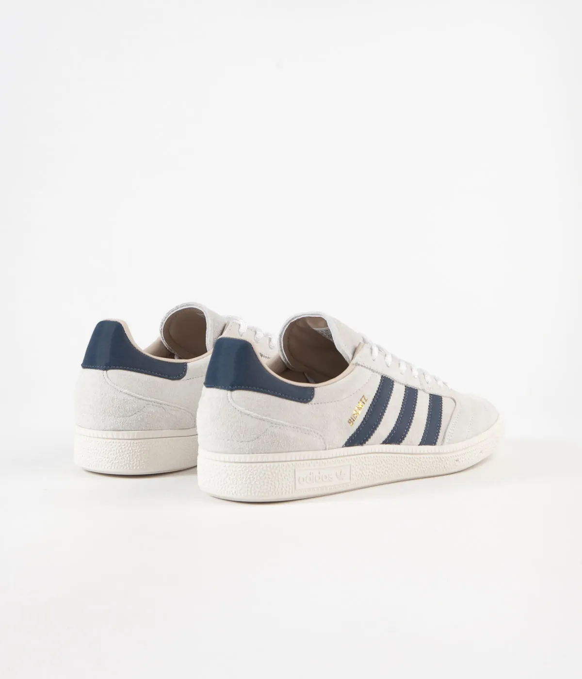 Adidas Busenitz Vintage Shoes - Crystal White / Legacy Blue / Chalk White