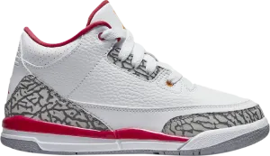 Air Jordan 3 Retro PS Cardinal Red, white