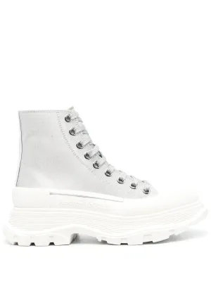 Alexander McQueen Boots Silver