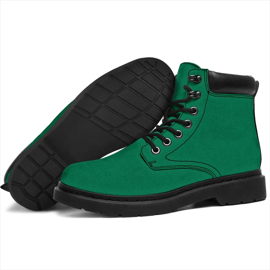 All-Season Boots_Green_Micro-Suede