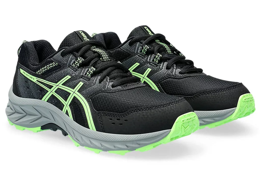 ASICS Pre Venture 9 (Black/Illuminate Green) JNR