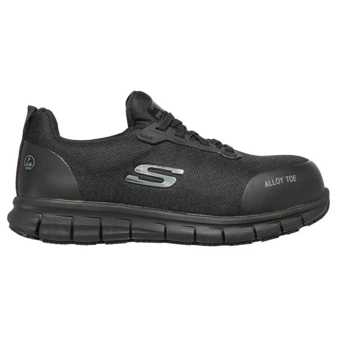 BB670-41 Skechers Womens Safety Shoe with Steel Toe Cap - Size 41 (UK 8)