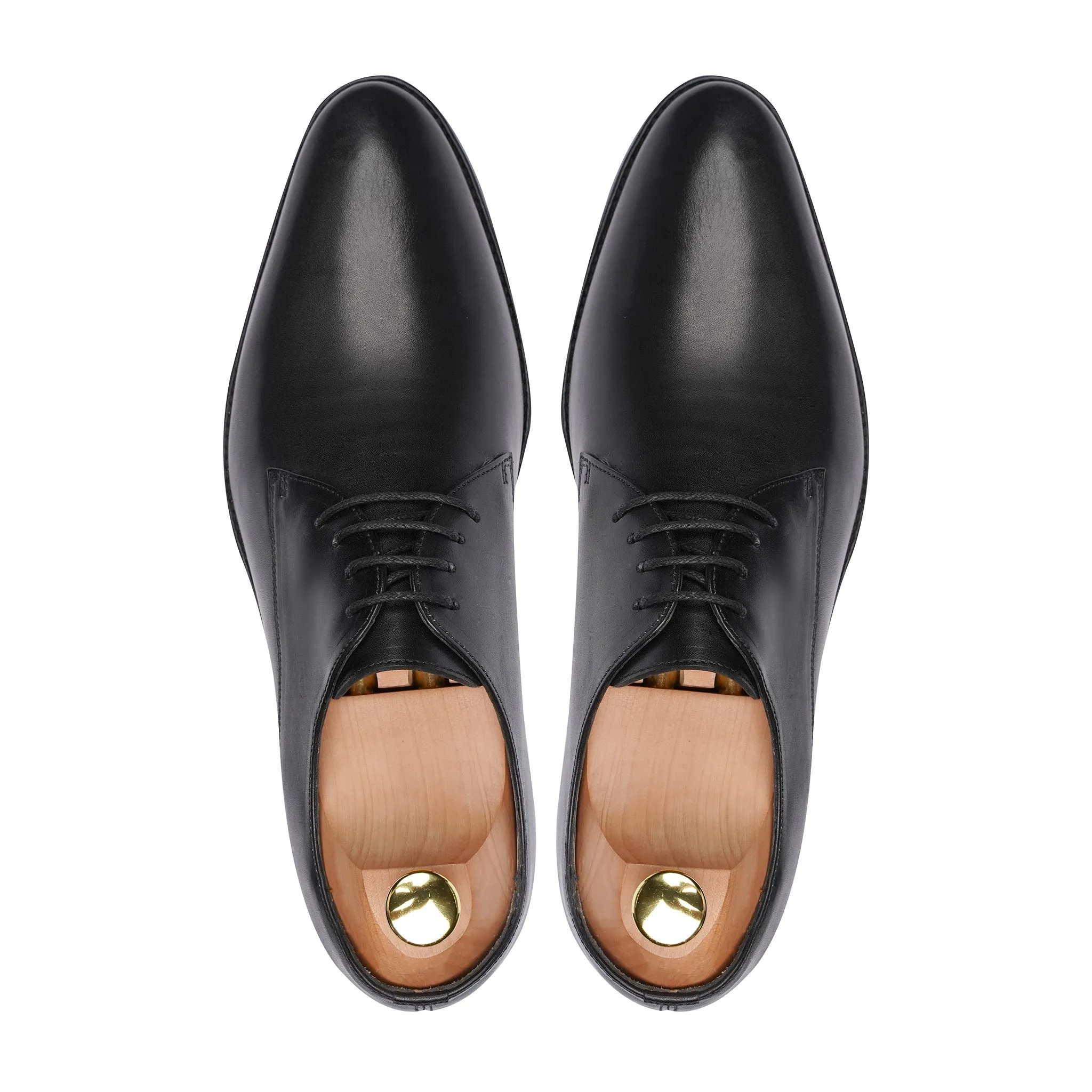 Bloomsbury - Men's Black Calf Leather Derby Shoe