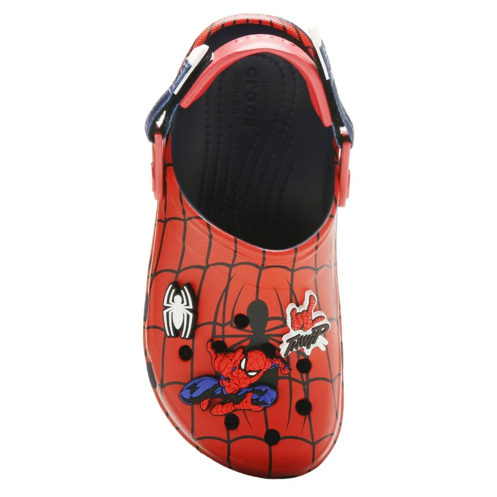 Crocs Spiderman Universal Clogs, Red