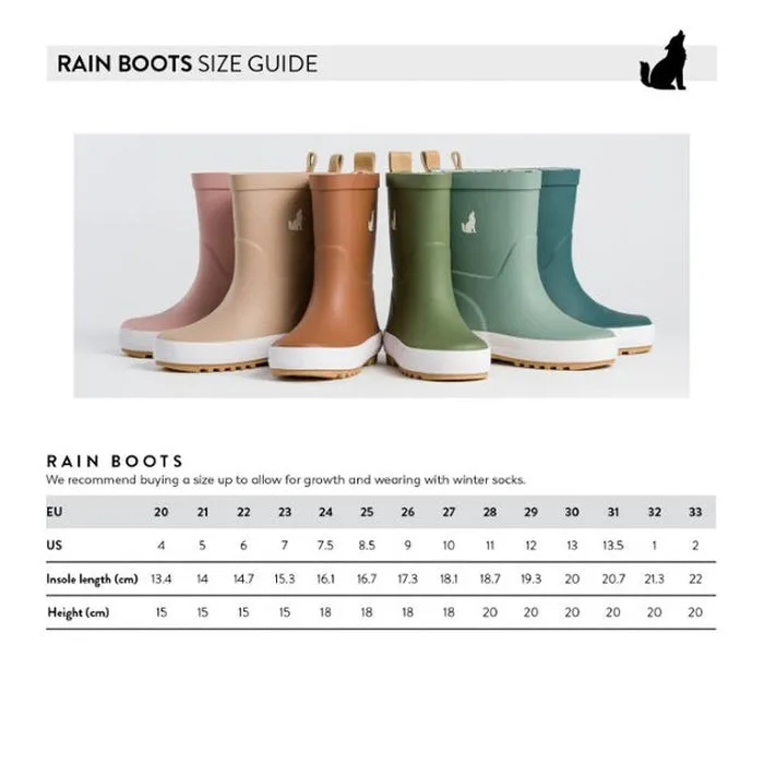 CryWolf Rain Boots Tan