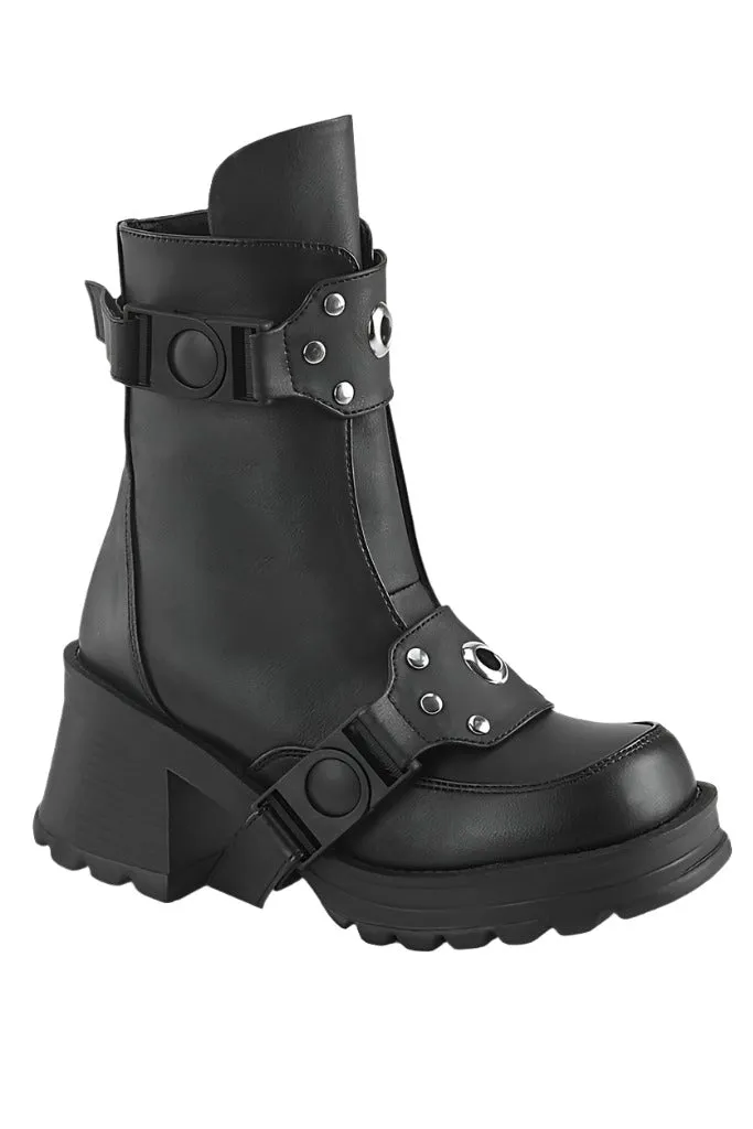 DemoniaCult BRATTY 56 Black Boots