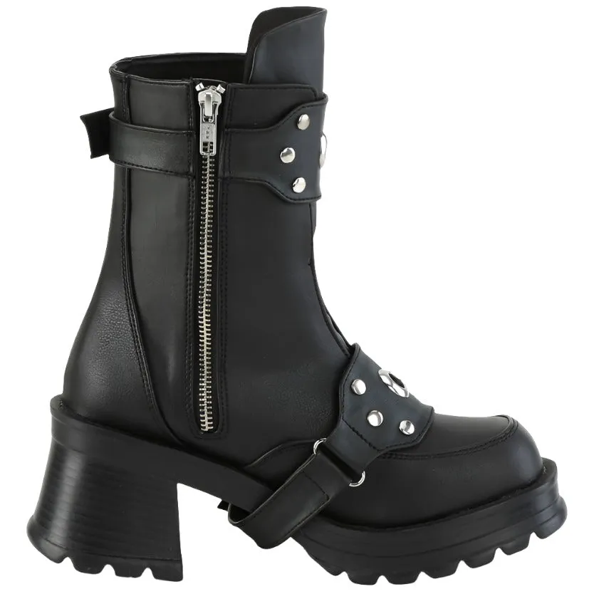 DemoniaCult BRATTY 56 Black Boots