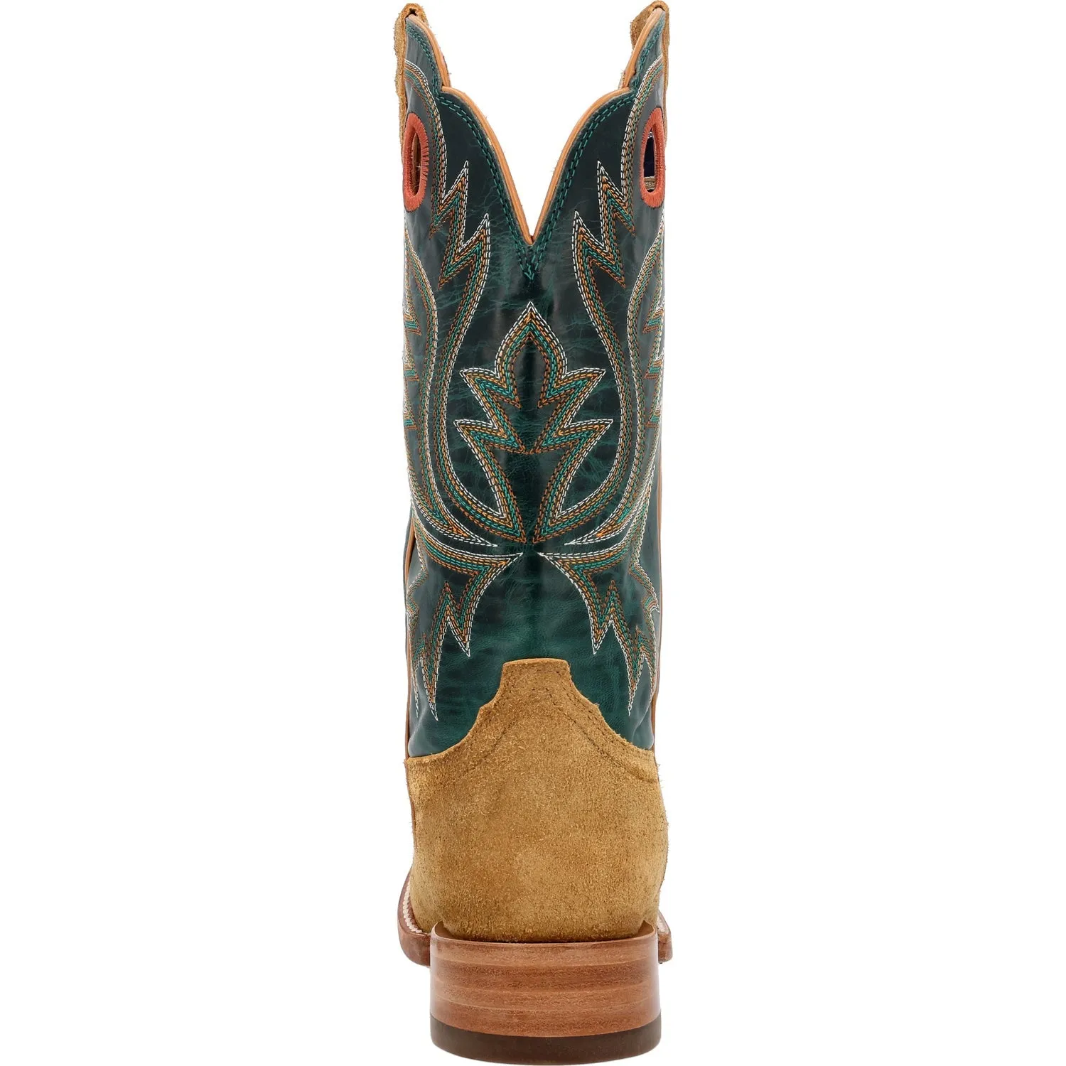 Durango Mens PRCA Western Goldenrod/Deep Teal Leather Cowboy Boots