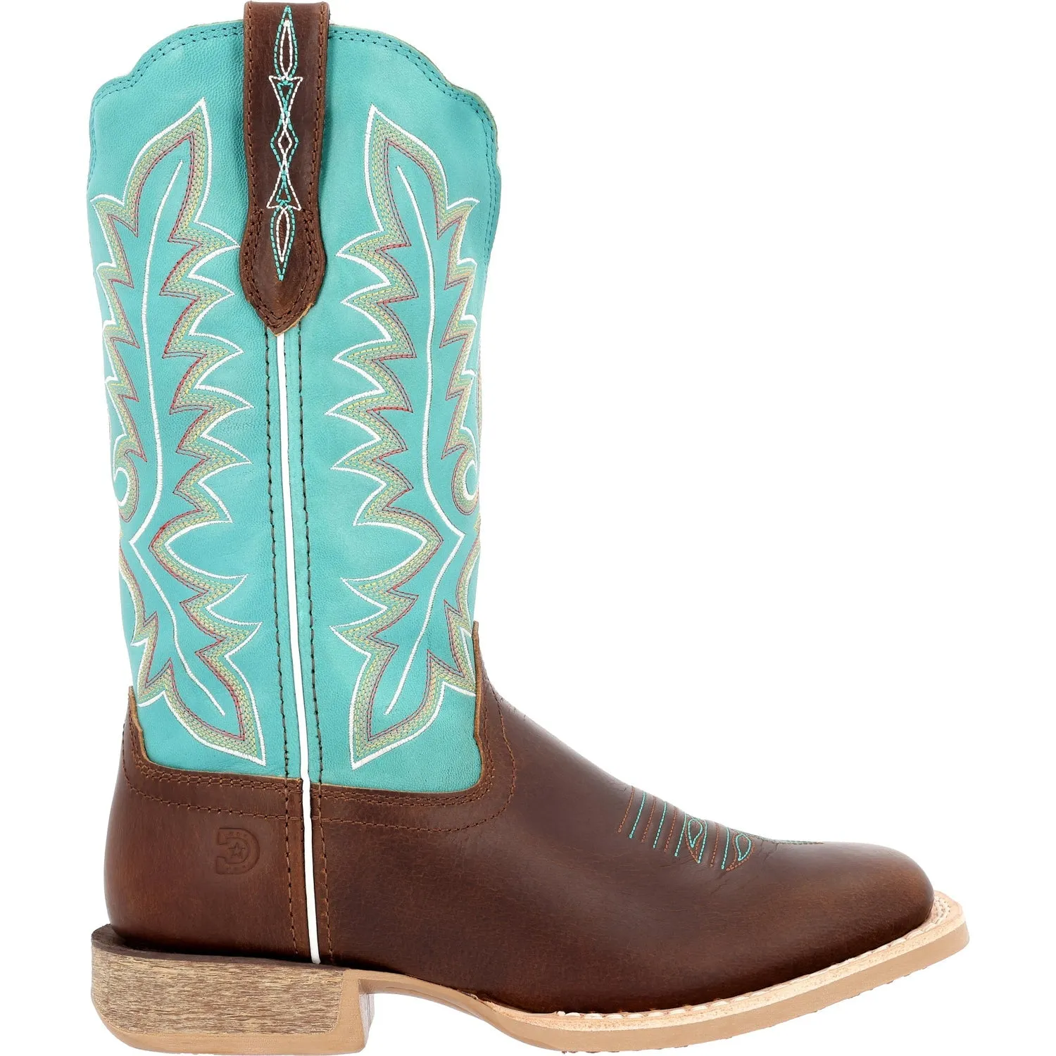 Durango Womens Lady Rebel Pro Bay/Arctic Blue Leather Cowboy Boots