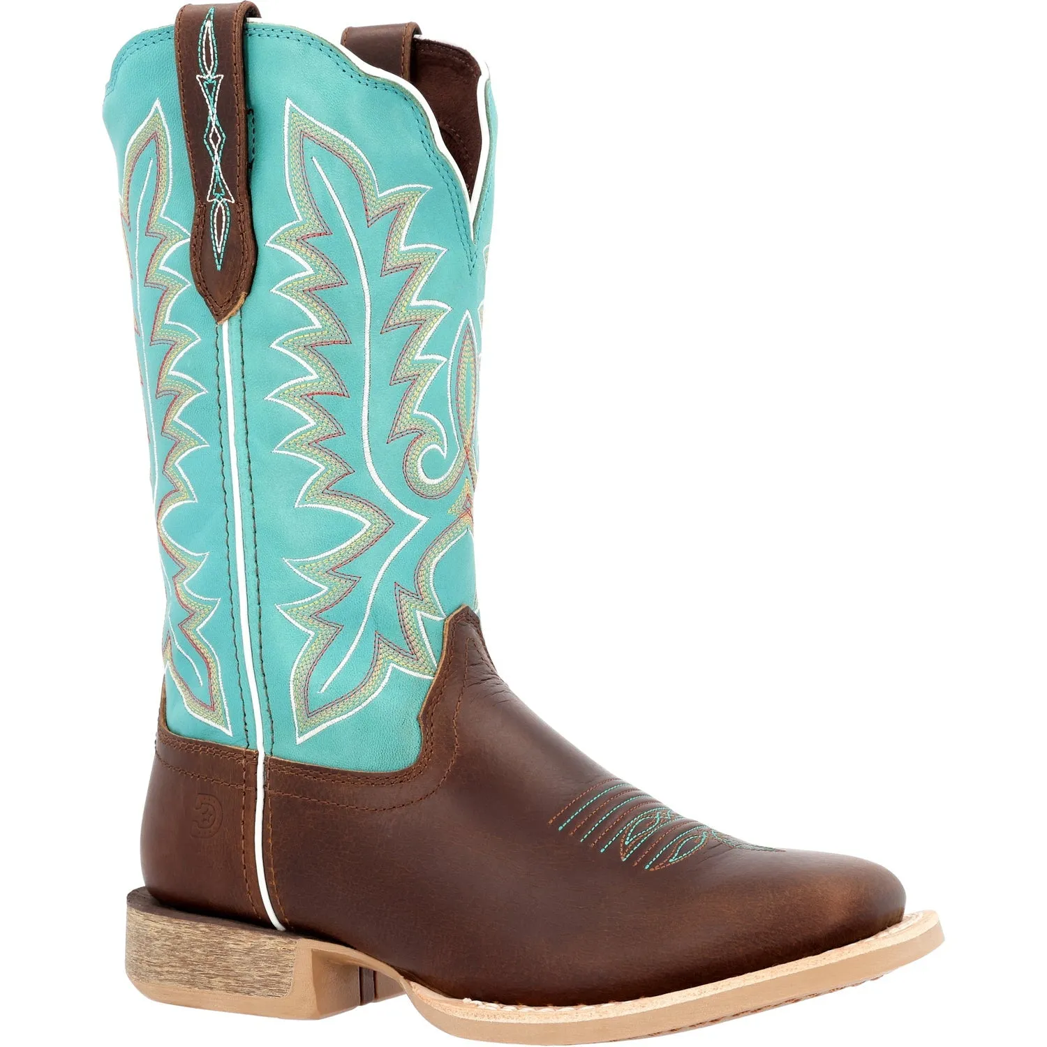 Durango Womens Lady Rebel Pro Bay/Arctic Blue Leather Cowboy Boots