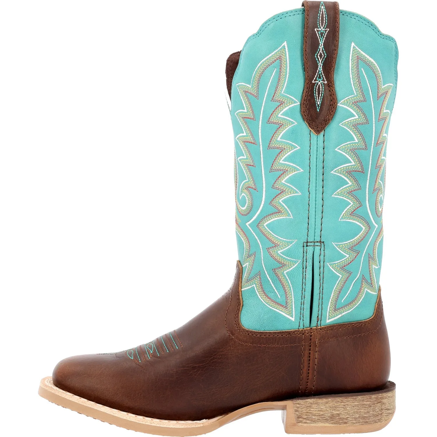 Durango Womens Lady Rebel Pro Bay/Arctic Blue Leather Cowboy Boots