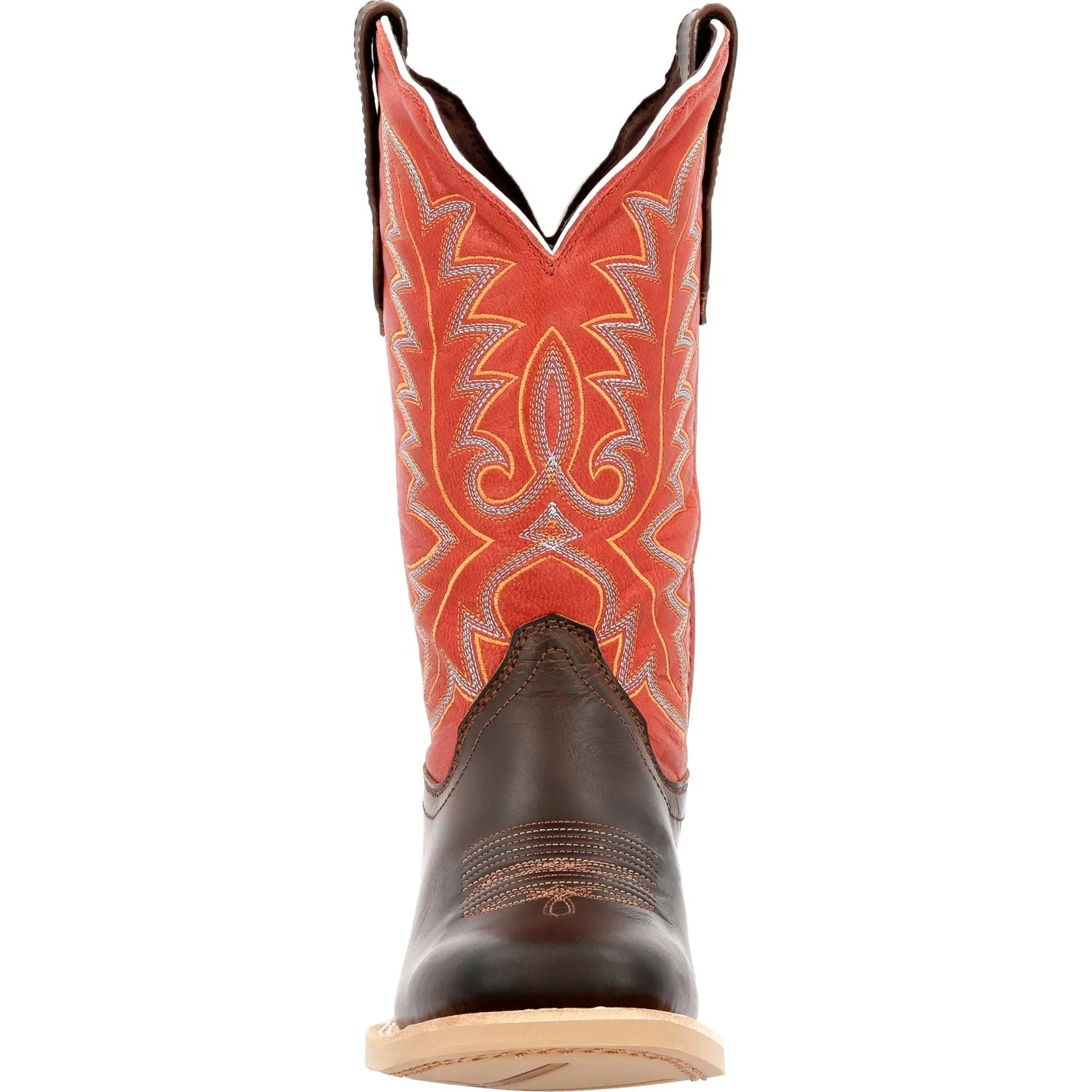 Durango Womens Lady Rebel Pro Hickory/Chili Pepper Leather Cowboy Boots