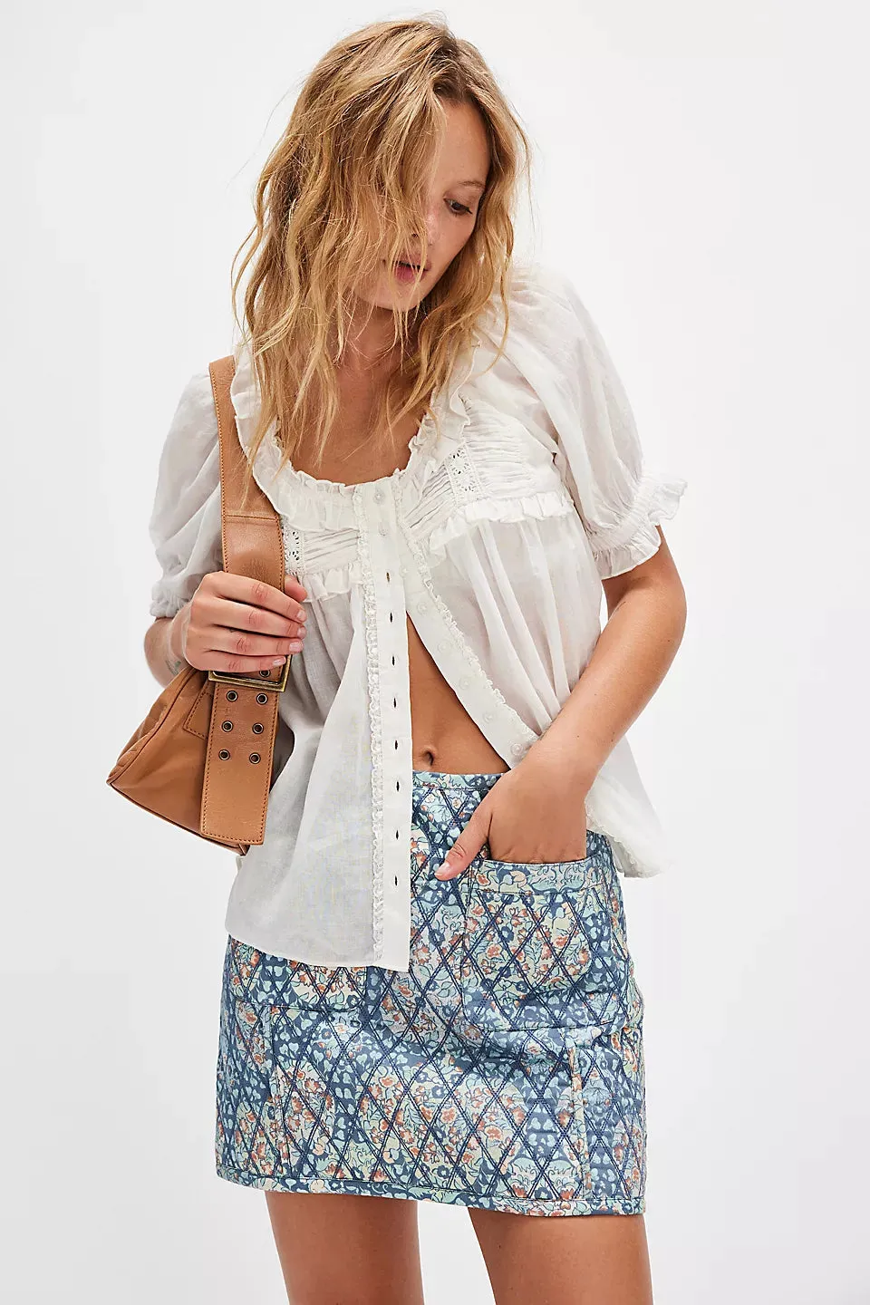 Free People Darla Quilted Mini