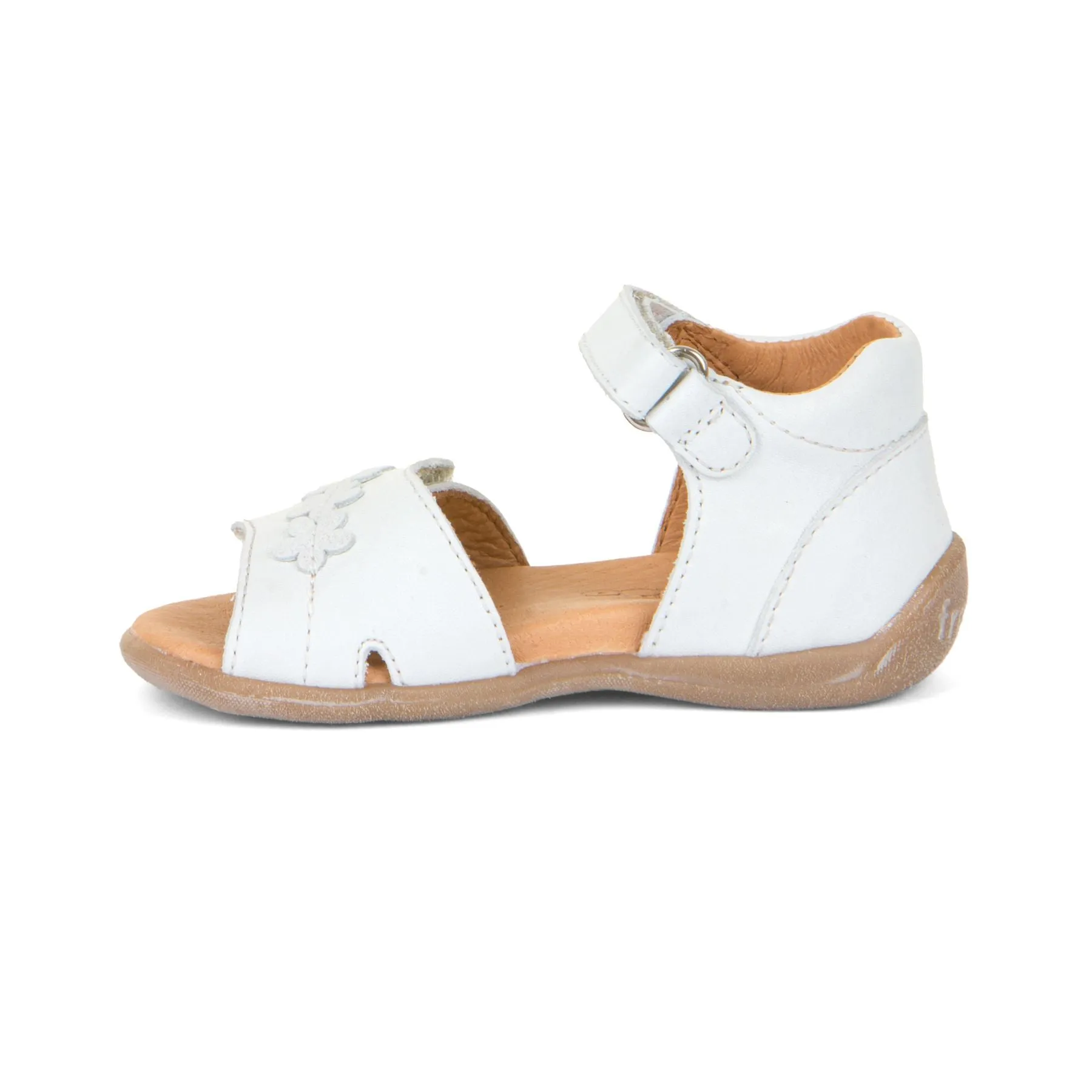 Gigi Closed Heel Sandal, White Daisies