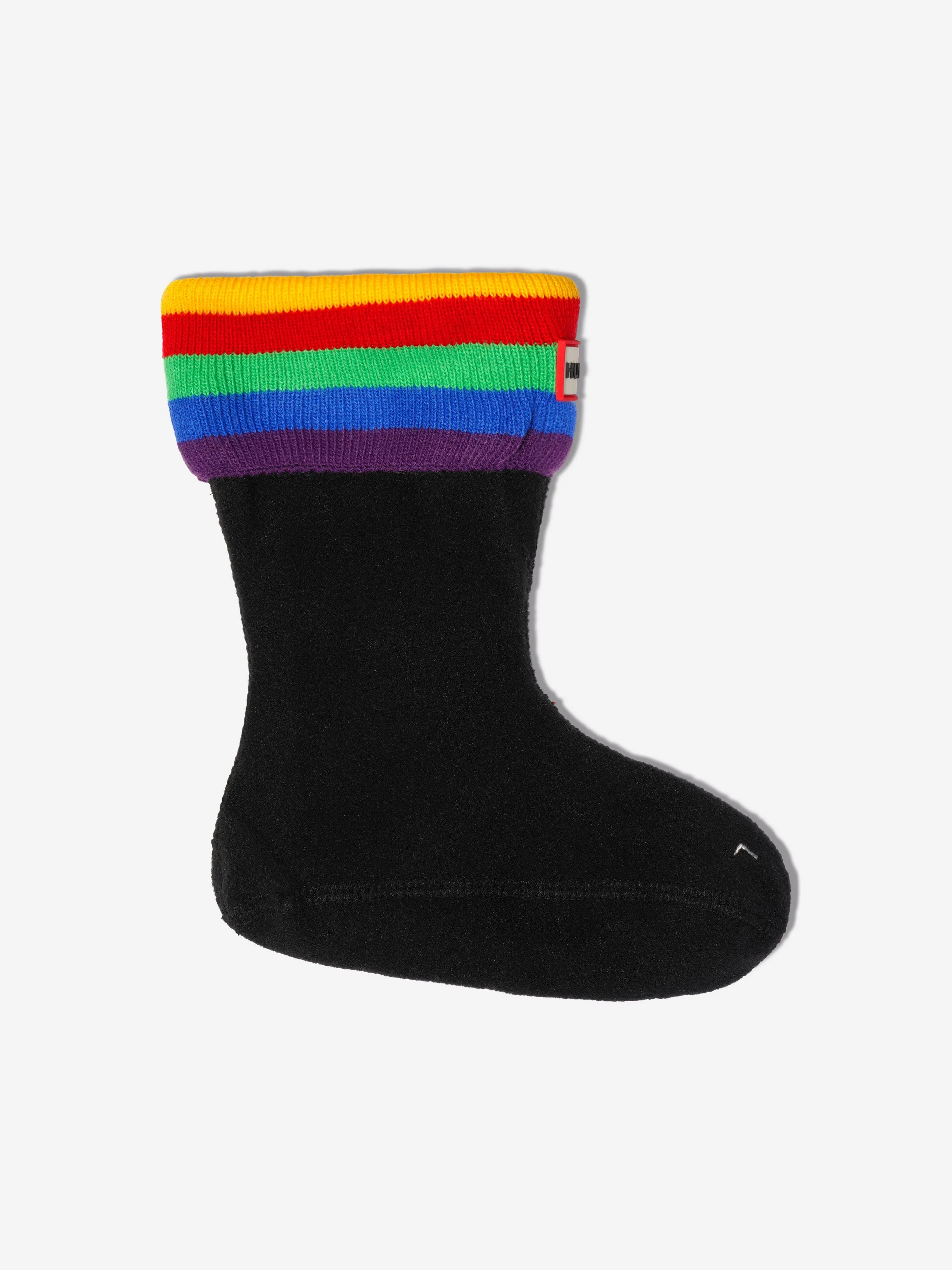 Hunter Kids Recycled Rainbow Stripe Boot Socks