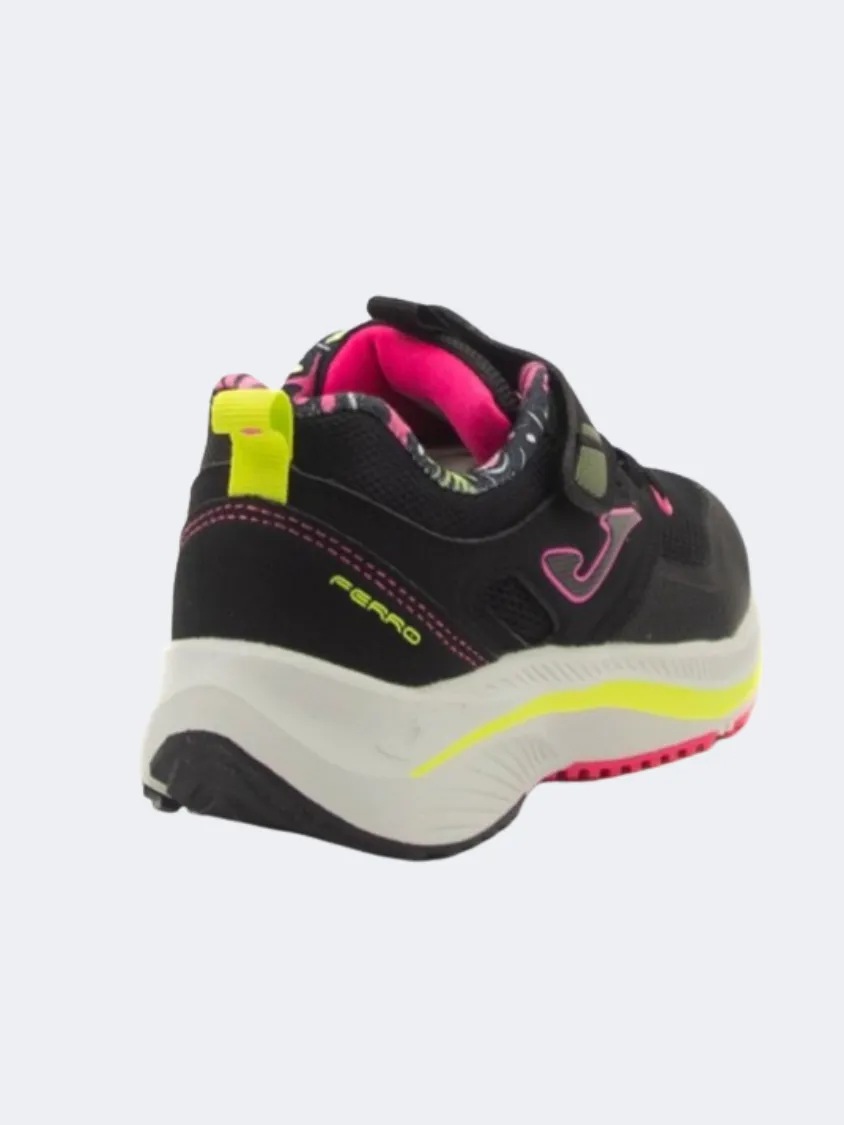 Joma Ferro 2331 Kids Running Shoes Black/Fuchsia