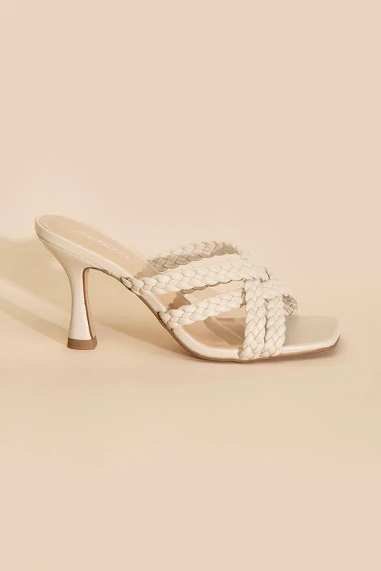 KELLAN-S Double Cross Braided Heels