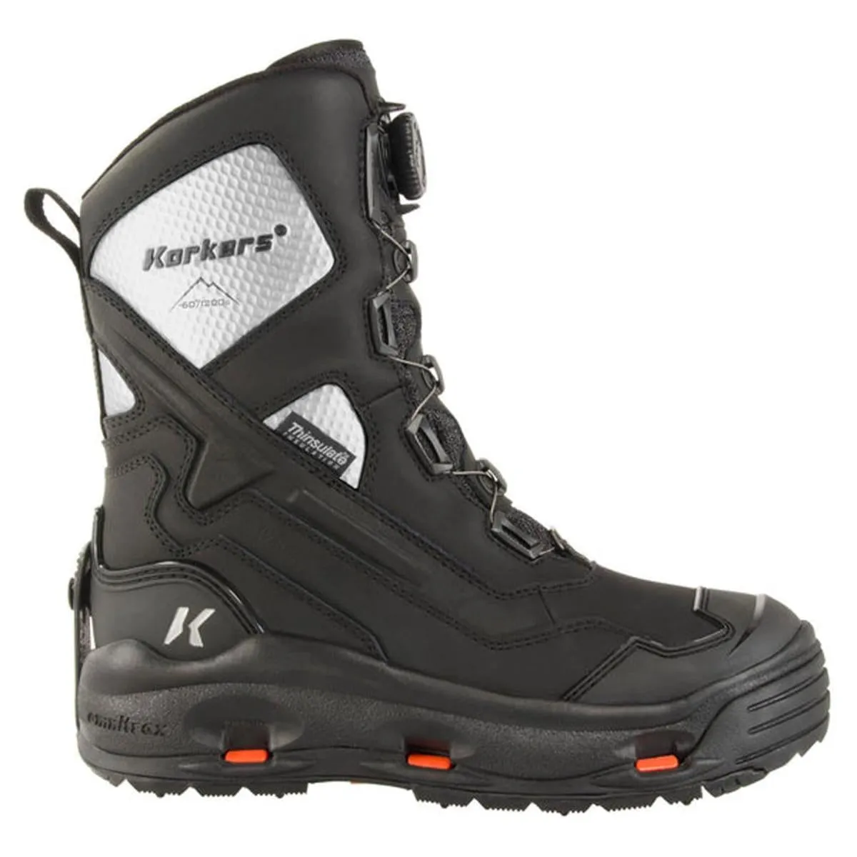 Korkers Men's Polar Vortex 1200 Winter Boots with SnowTrac Sole