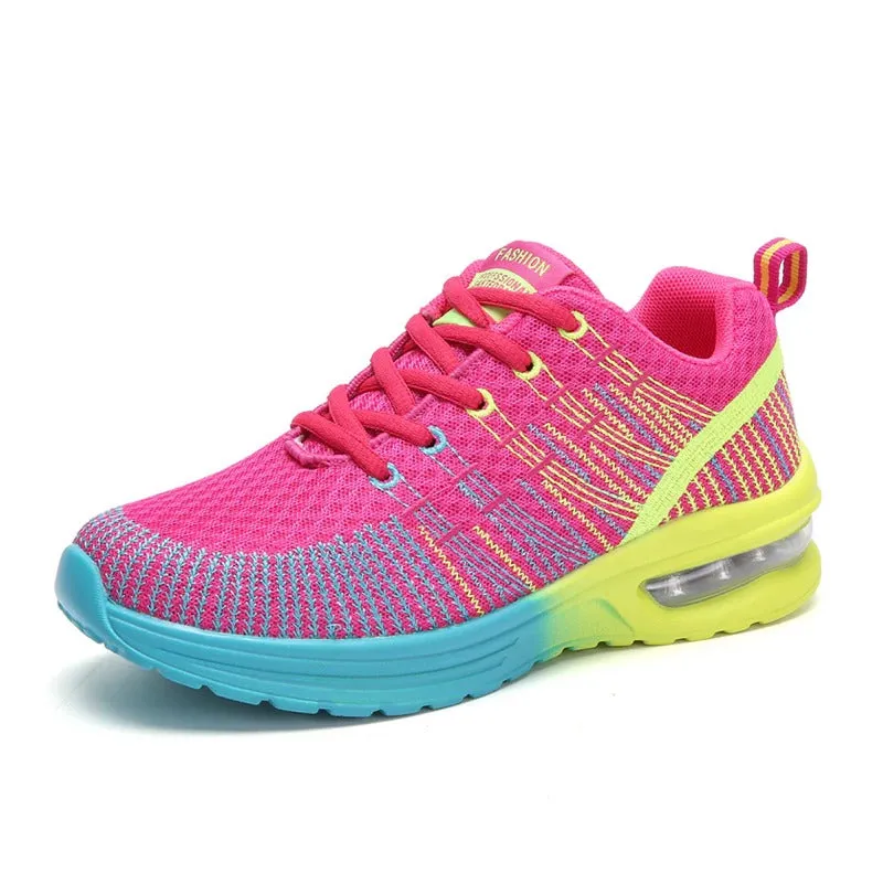 Light and Breathable Vibrant Shoes for Jogging and Exercise