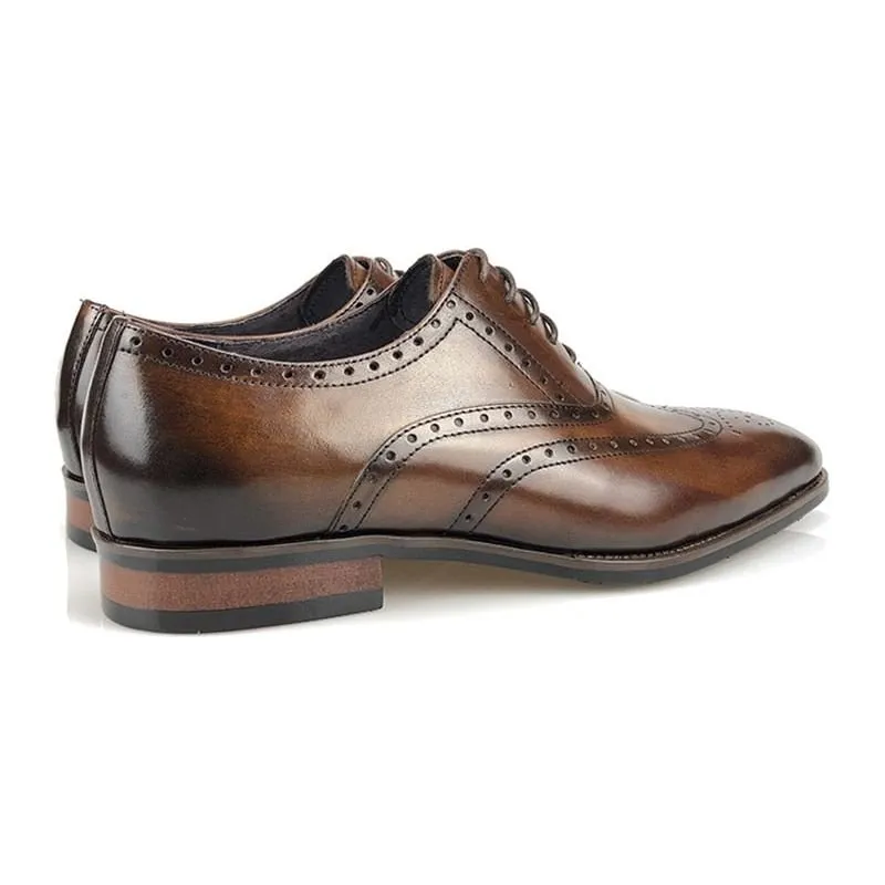 Luxe Italian Leather Platform Oxford Dress Shoes