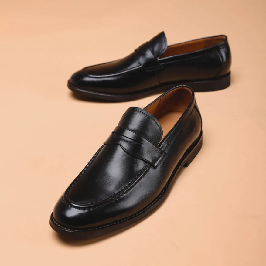 LuxeLeather Wedding Loafer Shoes