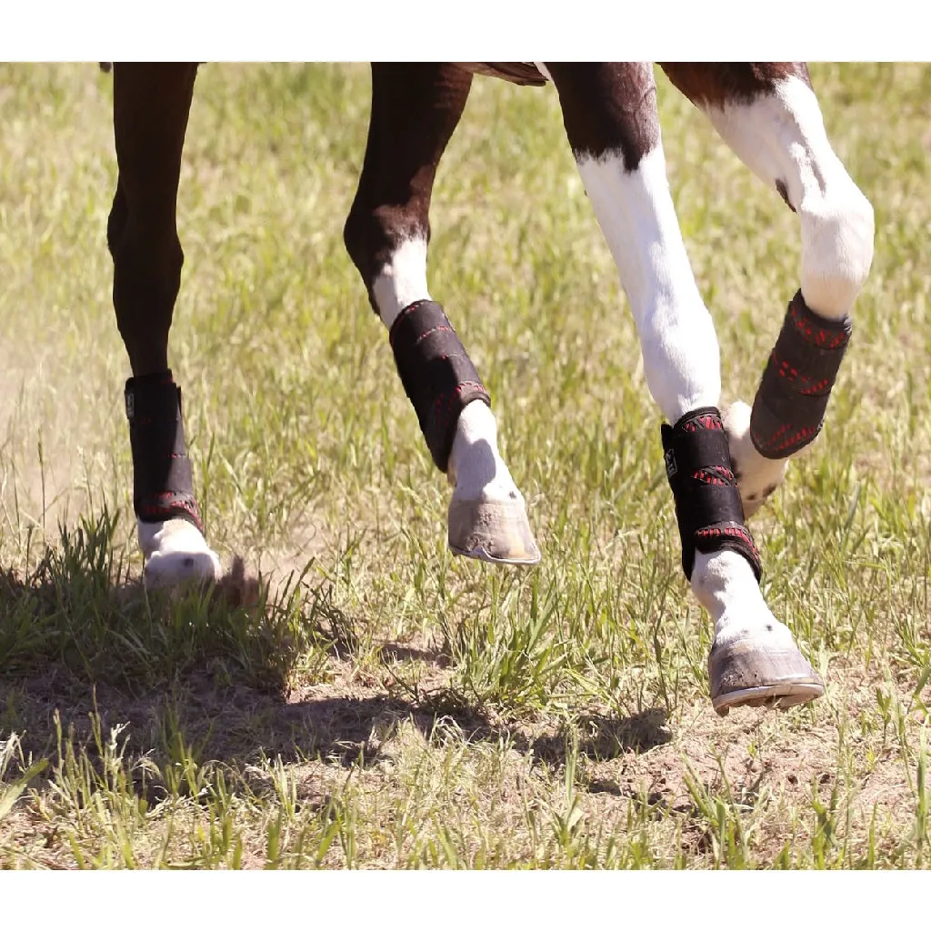 Majyk Equipe Color Elite XC Horse Hind Boots - Enhanced Protection for Equestrian Performance