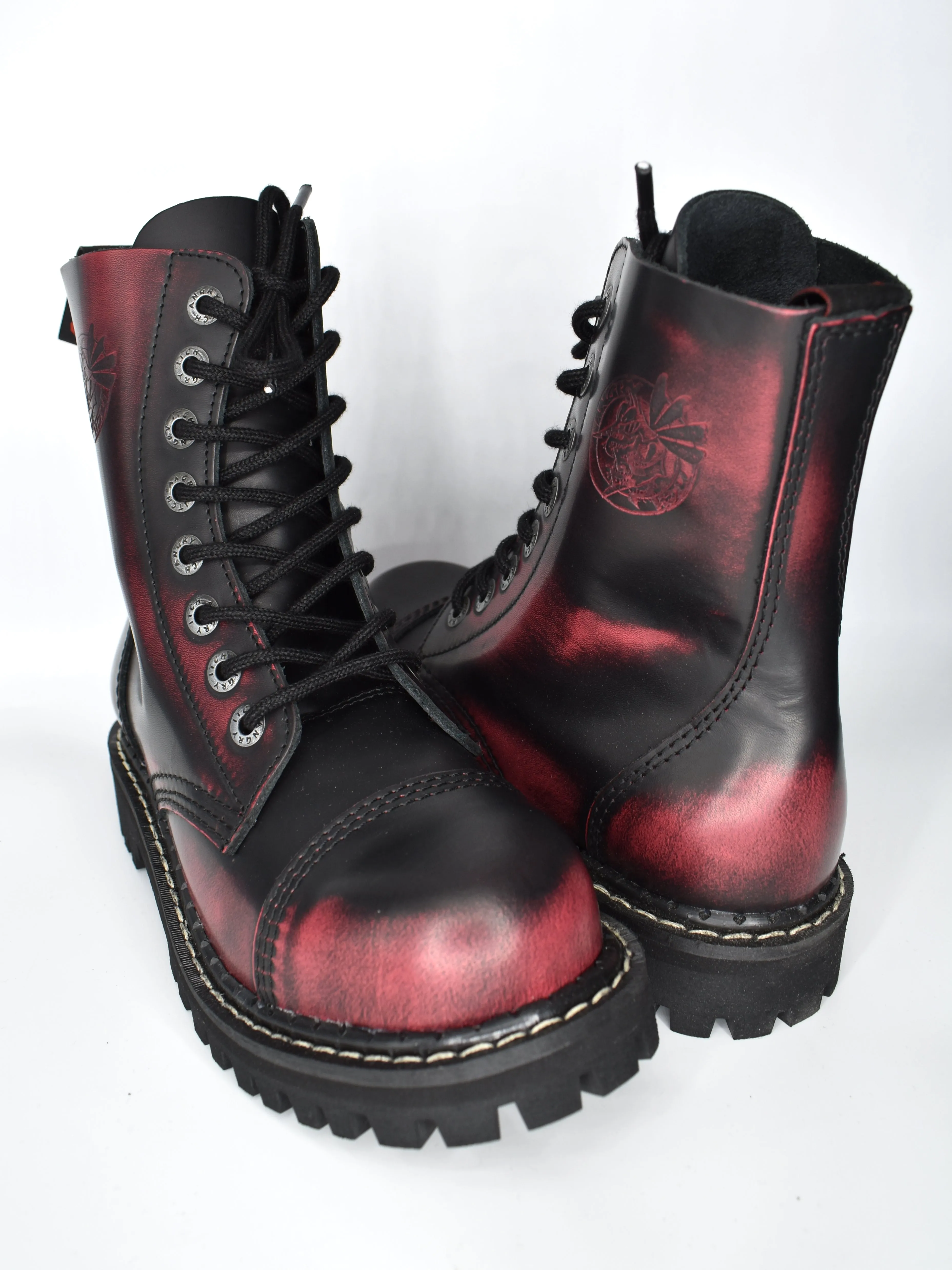 Mosquito 8-Eye Leather Boots ANGRY ITCH