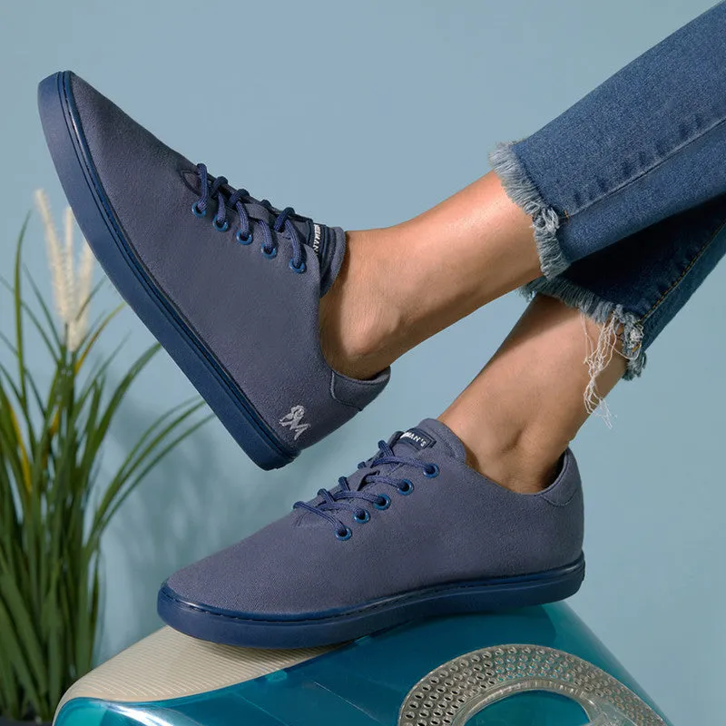 Neeman's Cotton Classic Sneakers | Marine Blue | Shoes for Men & Women