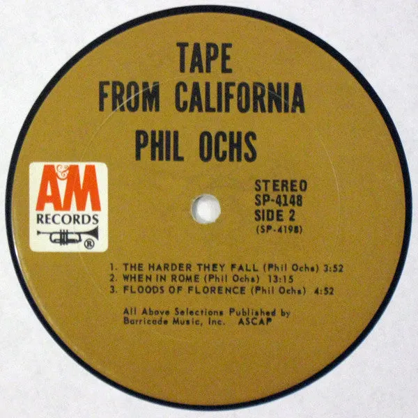 Phil Ochs - Tape From California (LP) (NM or M-)