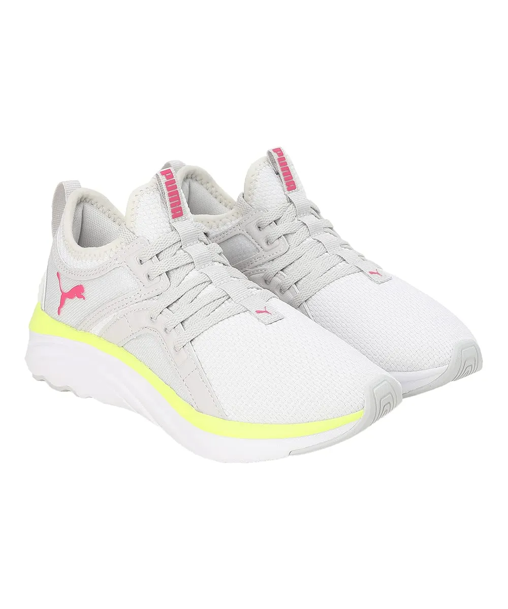 Puma Girls SOFTRIDE Sophia Junior Feather Gray-Glowing Pink-White Sneaker - 6UK (19515913)