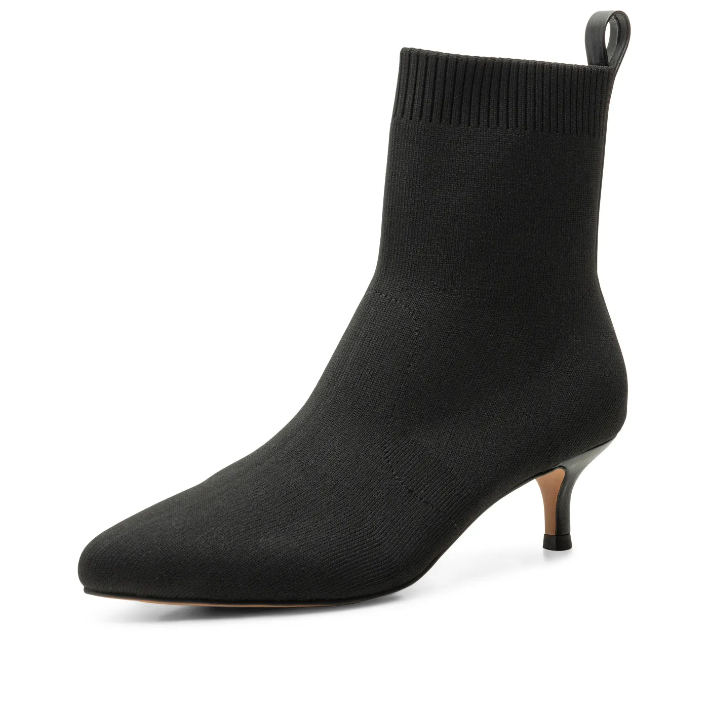 Saga bootie textile - BLACK