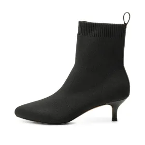 Saga bootie textile - BLACK