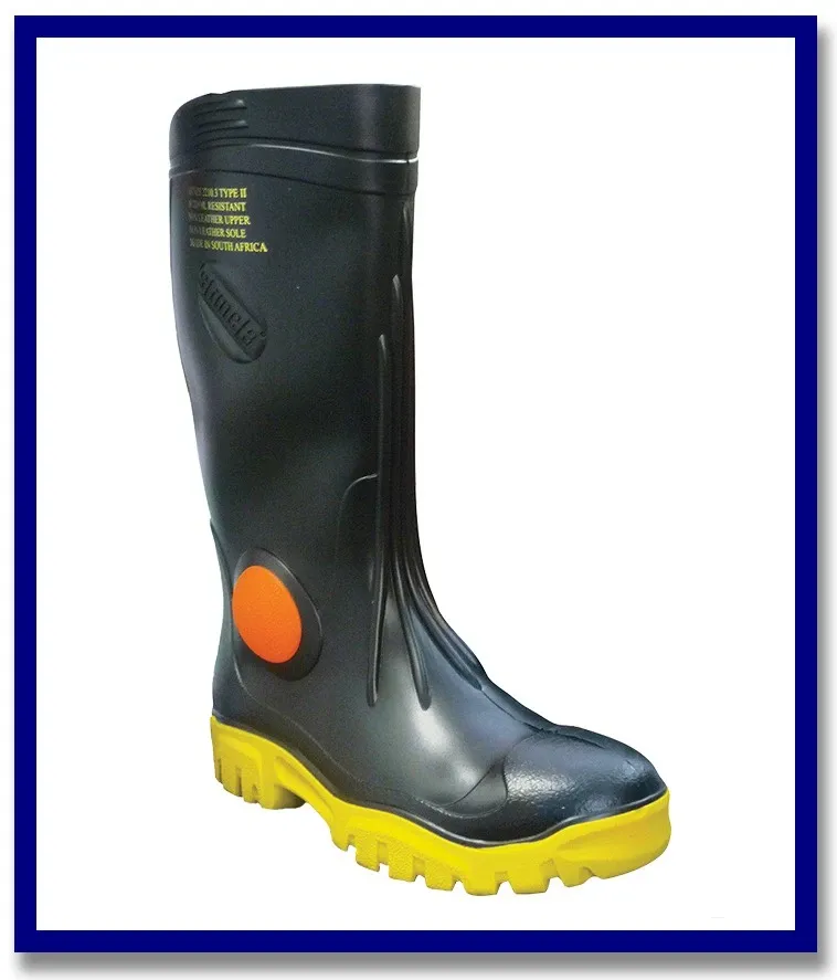 Stimela ‘Foreman’ Black Safety Toe Gumboot