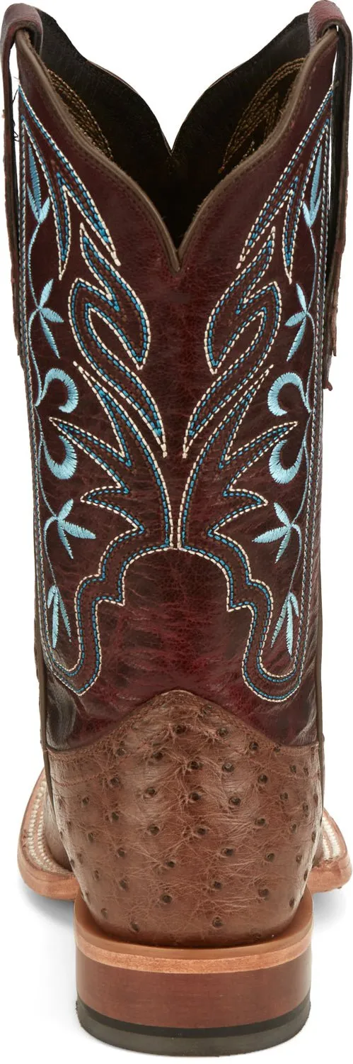 Tony Lama 11in Goat Womens Redblood Tinrose Leather Cowboy Boots