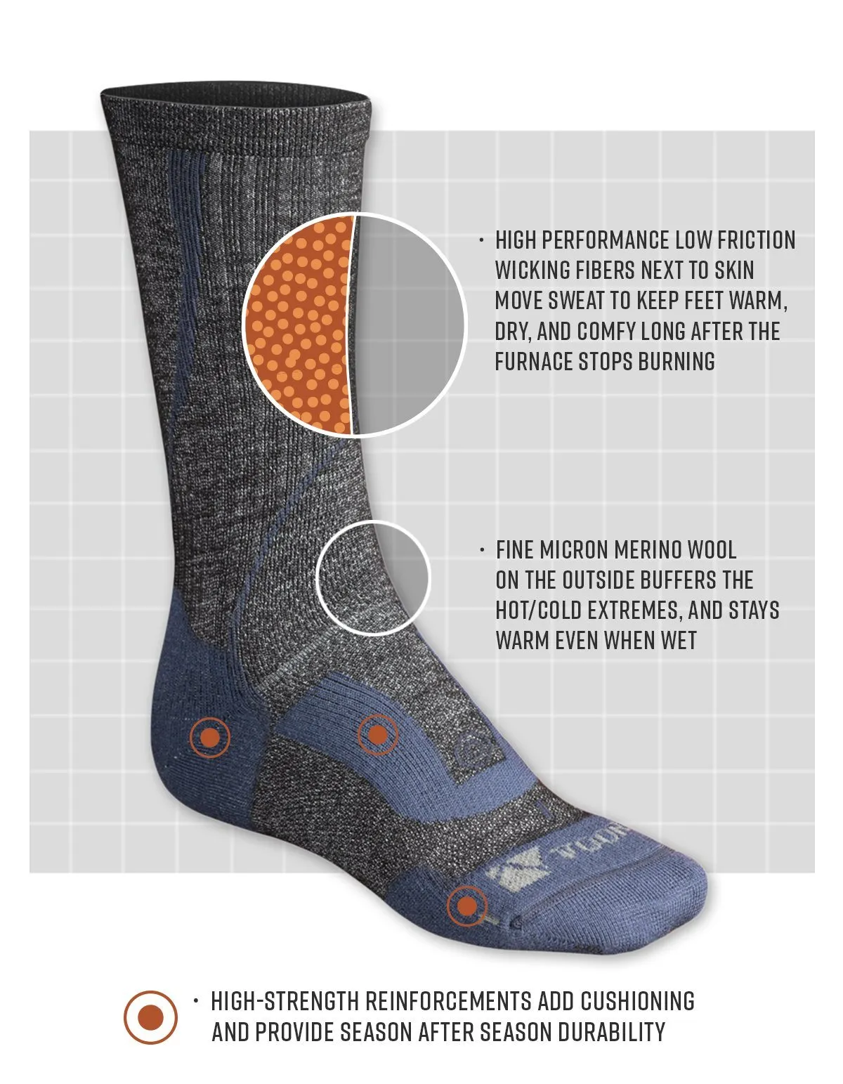 Voormi Light Hike Sock