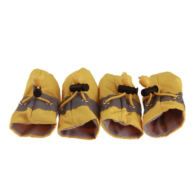 WINTER OR RAIN CUTE DOG WATERPROOF BOOTIES