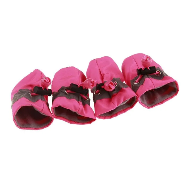 WINTER OR RAIN CUTE DOG WATERPROOF BOOTIES