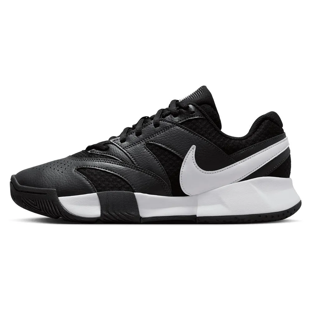 Women's Court Lite 4 Tennis Shoes Black and White