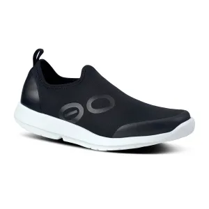 Women's Oofos OOmg Sport Low Shoe Color: White Black